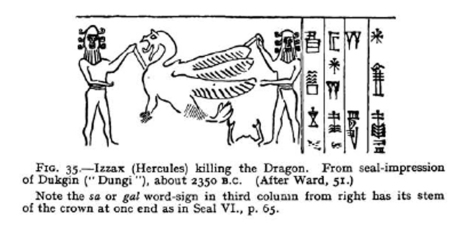 Izzax Hercules killing the Dragon