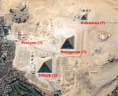 Great Pyramids - Sirius Betelgeuse Aldebaran